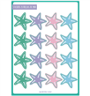 Stickers plancha Estrellas de mar 16s 1u